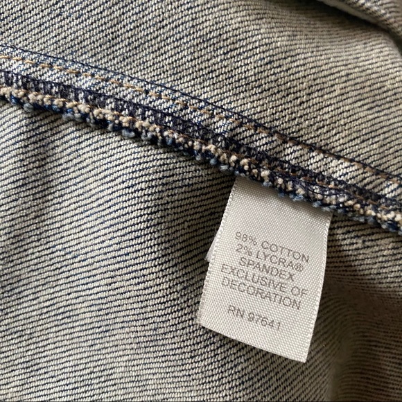 J Jill Classic Denim Jacket - Picture 6 of 6